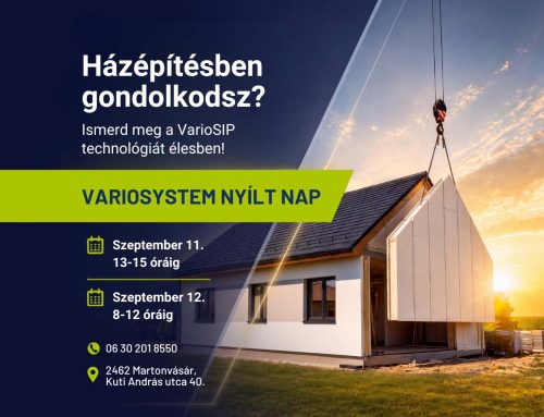 Variosystem nyílt nap: 2026. Szeptember 11-12.